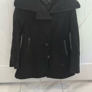 Mackage Winter Coat with Leather accents.